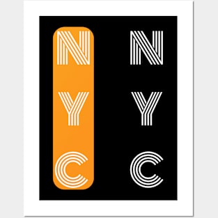 Nyc retro design Posters and Art